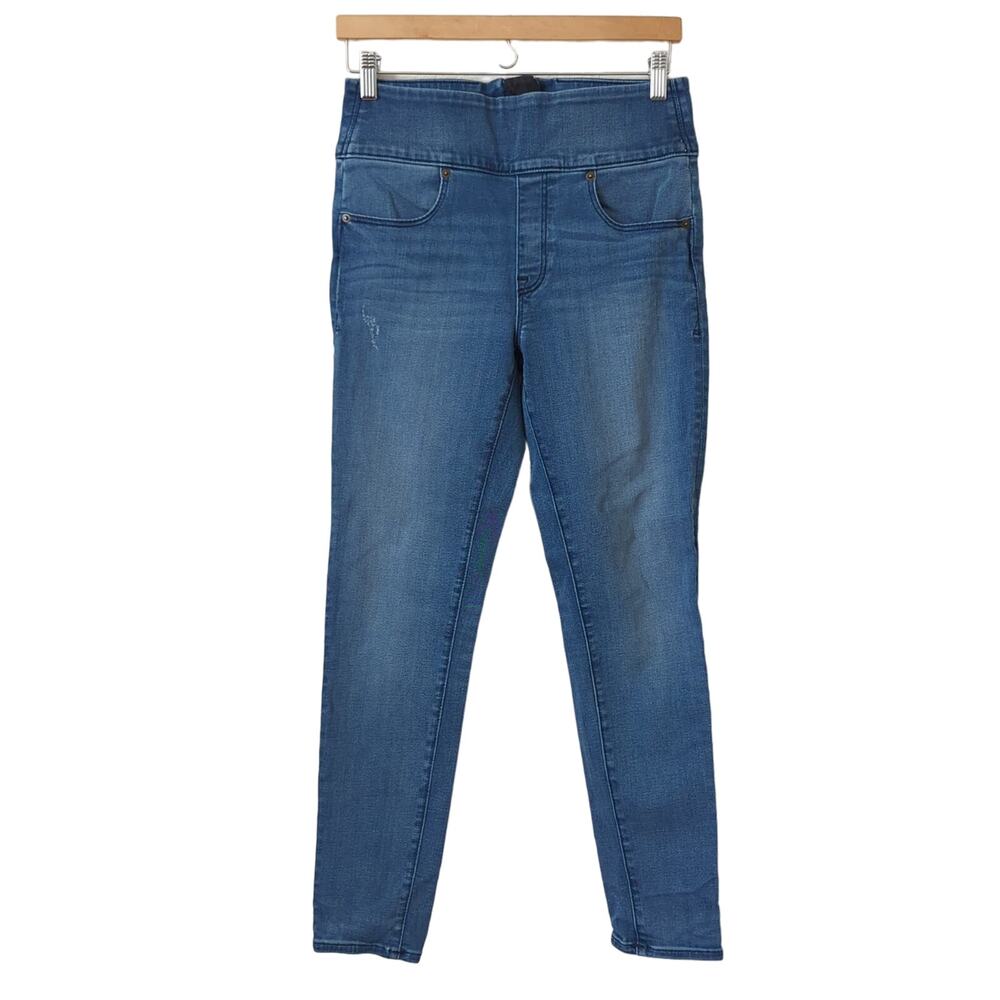 Spanx Signature Waist Ankle Skinny High Rise Back Zip Womens Jeans‎ Size 27